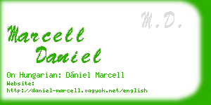 marcell daniel business card