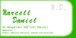 marcell daniel business card